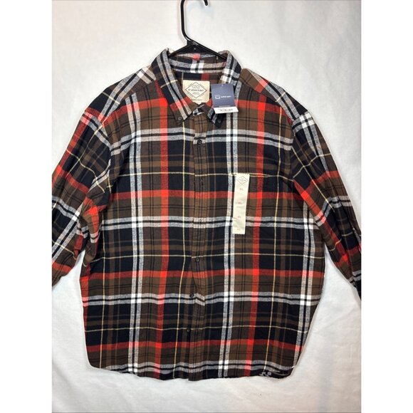 St. John bay  button down shirt xl plaid - Picture 5 of 16